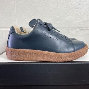 Eytys Ace Navy Leather Crepe Soles Sneaker Lace up Women's Size 39 EU/8 US